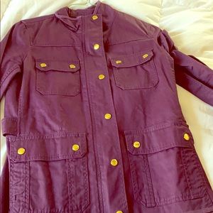 Purple jacket j crew